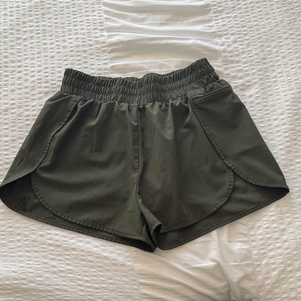 Olive Green Women's Shorts